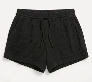 GAP Women’s Black Cotton Gauze Pull-On Easy Shorts Size M thumbnail 1