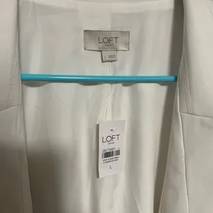 LOFT Women's Classic Cream Blazer thumbnail 2