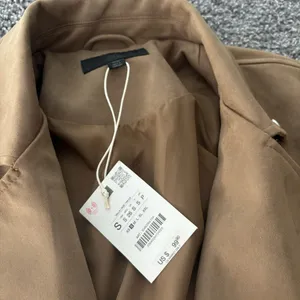 Zara Brown Moto Jacket thumbnail 3