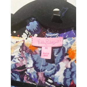 Lilly Pulitzer Anthropologie Resort Paisley Floral Button Up‎ Shirt Medium NWT thumbnail 3