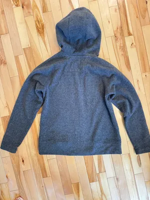 EEUC Carhartt charcoal fleece full zip hoodie size small thumbnail 2