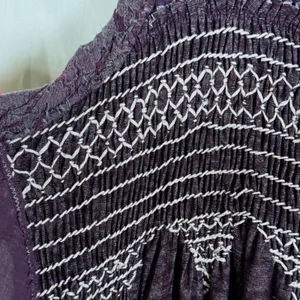 Free People Sea Breeze Dark Purple S Sleeveless Tunic Tank Boho Grunge Oversized thumbnail 7