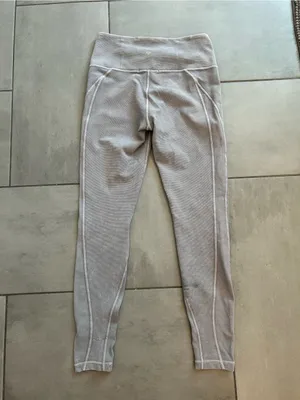 Lululemon Wunder Under High-Rise Tight *Snow Washed Ribbed 28" | Washed Luna thumbnail 3