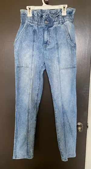 Women's Willow + Root Buckle The Paperbag High Rise Jeans thumbnail 1