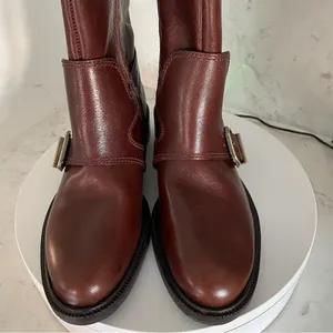 New! Vince‎ Camuto Leather Alicenta Bootie Moto Boot Sz 7 $189 thumbnail 4