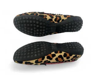 VANELi 9 Leopard Print Driving Loafer Moccasin Flats Slip On Tassel Calf Hair thumbnail 5