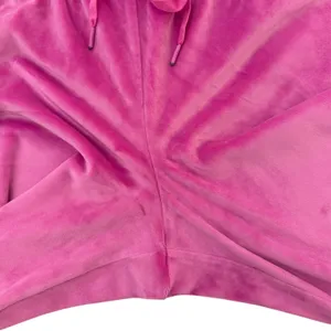 Victoria’s Secret On Pointe Pink Velour High Rise Drawstring Joggers Size Medium thumbnail 6