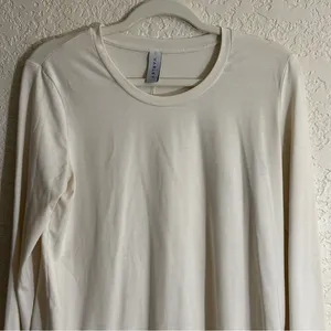 Varley Long Sleeve Tee Womens S Cream Crew‎ Neck Activewear Stretch thumbnail 3