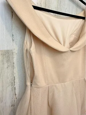 Caramel Fashion Women's US 12 (EU 44) Off-Shoulder Mesh Cocktail Dress thumbnail 12