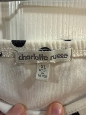 Charlotte Russe Black Polka Dot Strapless Dress thumbnail 3