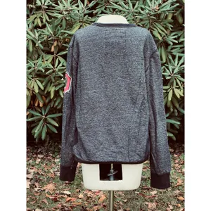 Colosseum Athletics Women's L Embroidered Gray OSU Ohio State Buckeyes Sweatshirt Vintage Look thumbnail 2