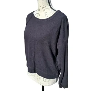 Abercrombie & Fitch Women's Black‎ Long Sleeve Crew Neck Pullover Sweater Size S thumbnail 3