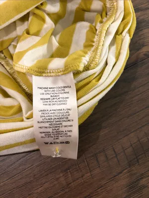 New With Tags Anthropologie Maeve Ruched Mock Neck Striped Top Sz M thumbnail 8
