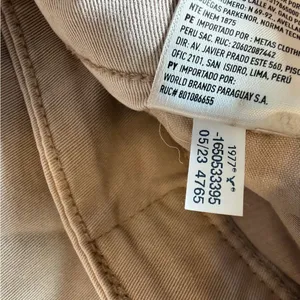 American Eagle Super High Rise Baggy Wide Leg Chino Pants Beige 6 Short thumbnail 11