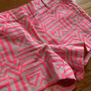 J. Crew neon hot pink tiki shorts size 0 thumbnail 3