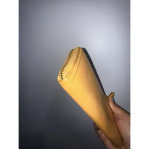 Coach Mustard Tan Leather Slim‎ Zip Wallet 48178 - 8 Credit Card Slots E thumbnail 7