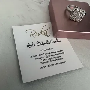RIVKA FRIEDMAN Twisted Bezel Pavé CZ Ring, Silver Rhodium Plated, Size 6,‎ NWT thumbnail 10