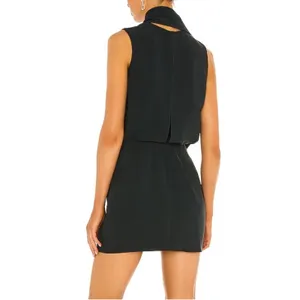 Amanda Uprichard Philippe Mini Dress Eastern Green‎ Size M Revolve Sleeveless thumbnail 4