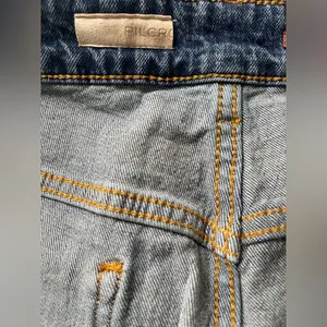 Pilcro Blue Distressed Straight Leg Jeans thumbnail 8