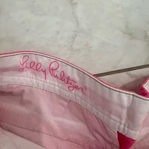 Lilly Pulitzer Pink 5" Buttercup Scallop Hem Shorts Size 0 thumbnail 4