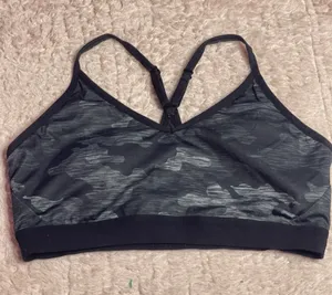 Stack Athletics‎ Sports Bra - Black Camo- Size: L thumbnail 1