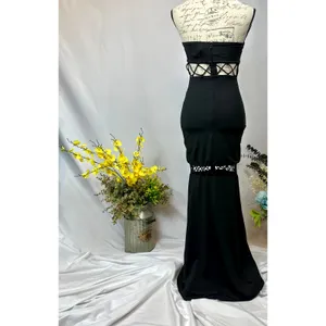 Runaway The Label Mae Partially See Through Maxi Dress Black S thumbnail 10