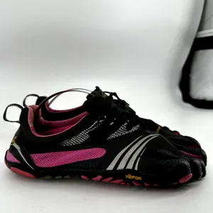 Vibram FiveFingers KMD LS Cross Training Shoes Climbing Black Pink Grey 9 thumbnail 3