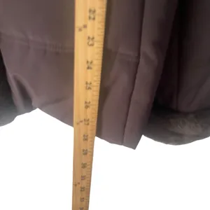 Jones New York Size XL Chocolate Brown Faux‎ Fur Lined Winter Coat thumbnail 11