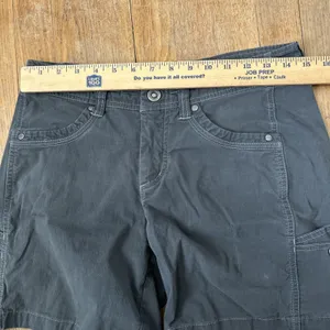 Kuhl Womens Charcoal Grey Cargo Hiking Shorts Size 6 Contrast Stitching thumbnail 7