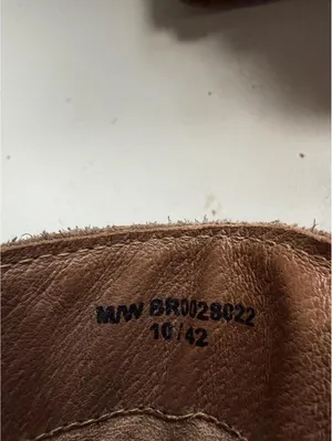 Børn Suede Buckle Mule Clogs Size 10/42 Brown thumbnail 10
