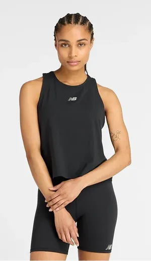 New Balance Women’s Black WT53157 Drapey Tank Size Large thumbnail 1