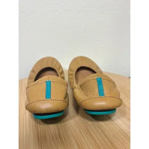 Tieks by Gavrieli Size‎ 6 Ballet Flats Camel Leather Tan Foldable Shoe thumbnail 7