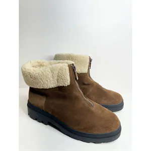 Caslon‎ Boots Cayla Water Resistant Size 9.5 Faux Shearling Trim Booties thumbnail 3