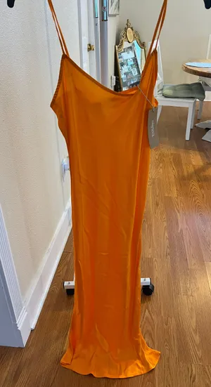 Orange Maxi Dress thumbnail 1
