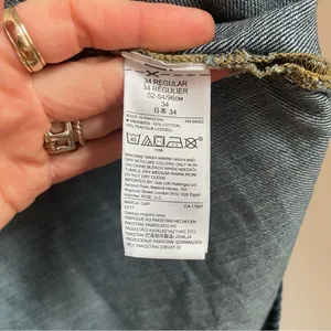 Classic GAP Y2K Denim Mini Skirt Waist‎ Size 34 thumbnail 6