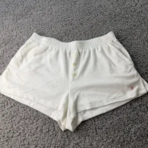 Stoney Clover Lane Target White Terry Cloth Quarter Zip Pullover Shorts Set XL thumbnail 4