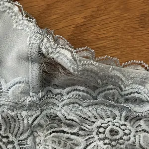 Aerie Light Blue Lace Unpadded Racerback Bralette thumbnail 4