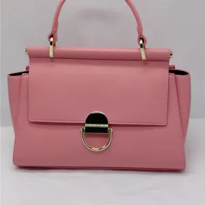 Womens Satchel Handbag Pink Quiet Luxury Coquette Office Chic Wedding Party thumbnail 4