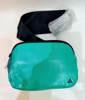 NEW RAREFORM Zion Sling Bag Fanny Pack Zipper Pouch Adjustable Belt Green Blue thumbnail 1