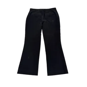 Maeve Anthropologie Black Wide Leg Trousers Pants‎ Size 10 Stretch Cotton Blend thumbnail 2