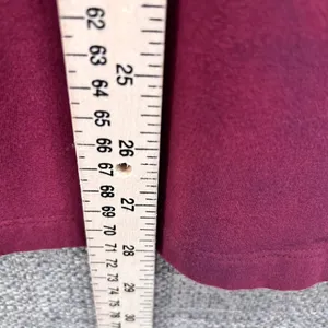 Denim And Co Tunic Top Blouse Maroon‎ Medium Red thumbnail 10