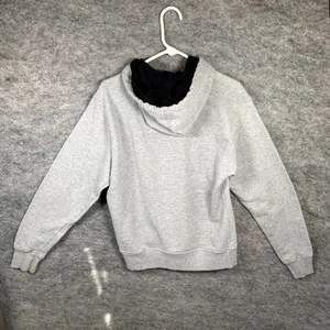 Champion Womens Hoodie Sweatshirt‎ Gray Pullover Long Sleeve Spellout Small thumbnail 3