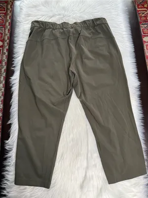 Lululemon Dark Olive On The Fly Cropped 23” Pant thumbnail 6