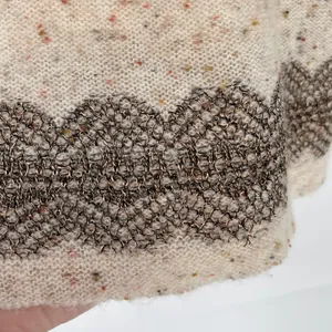 Per Una Winter White Wool Blend Knit Metallic Detail Textured Sweater‎ US Size 4 thumbnail 3