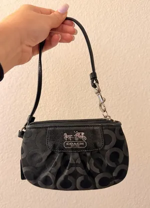 Vintage Black Coach Wristlet thumbnail 1
