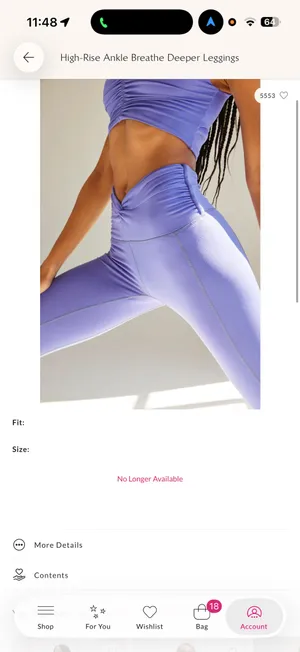 Free People Breathe Deeper Leggings Moroccan Blue thumbnail 2