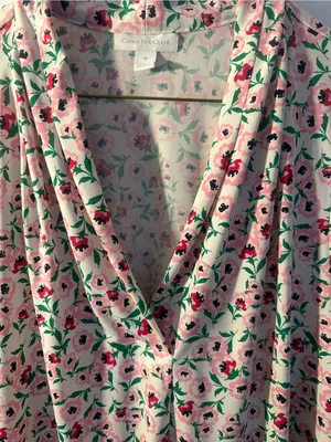 Charter Club floral blouse medium thumbnail 2