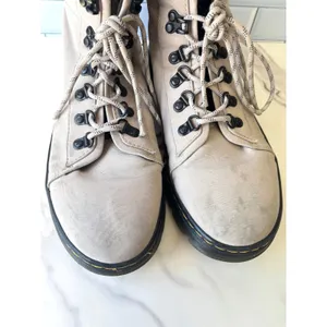 Dr. Martens Combs W Canvas‎ Utility Boots Beige Parchment Womens 10 26911292 thumbnail 2
