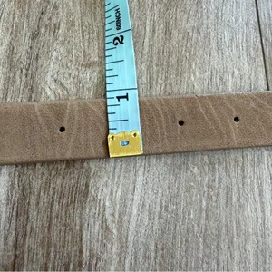 Source Unknown NEW Wide Vegan Leather Belt with Colorful and Metallic Studs Tan Khaki thumbnail 12
