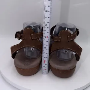 Mephisto Brown Leather Strappy Comfort Sandals Womens 39/9 Multi Color Buckle thumbnail 5